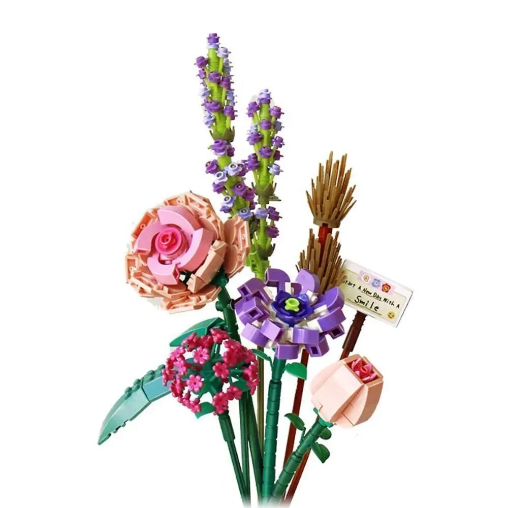 ✨Eternal Flowers Mini Bricks Flower Bouquet Building Set Lego’s✨